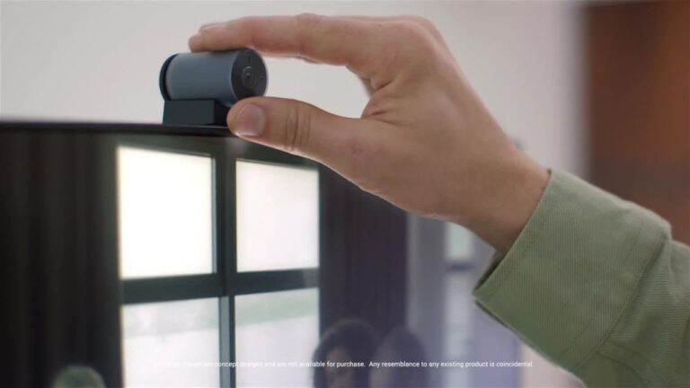 Dell’s ultra-portable Concept Pari webcam can stick almost anywhere